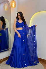 "Neelanjana" Royal Blue Lehenga Set