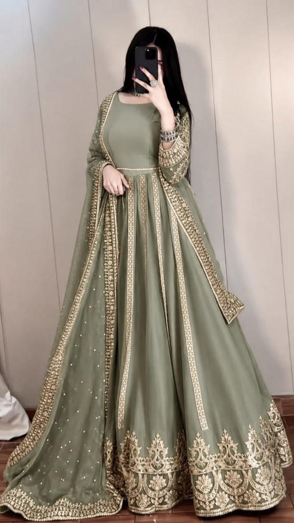 Zari Ajrakh Blend