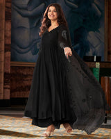 "Siyah" Black Anarkali Set