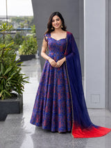 "Neelvanya" Anarkali Set